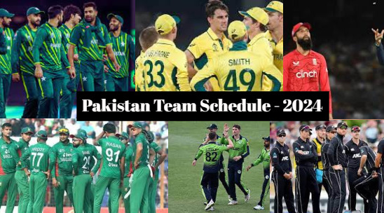 Pakistan Team Schedule